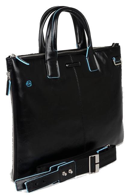 BLUE SQUARE Rozszerzalna torba na laptopa 15,6" Czarny - Teczki robocze