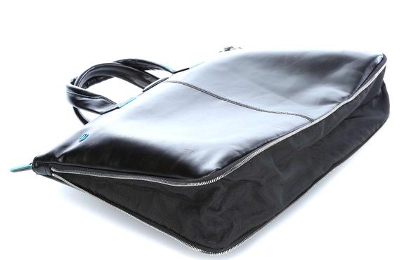 BLUE SQUARE Rozszerzalna torba na laptopa 15,6" Czarny - Teczki robocze
