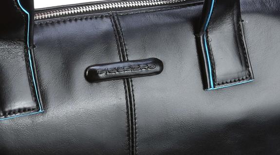 BLUE SQUARE Rozszerzalna torba na laptopa 15,6" Czarny - Teczki robocze
