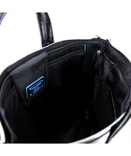 PIQUADRO BLUE SQUARE Rozszerzalna torba na laptopa 15,6" Czarny - Teczki robocze - 6