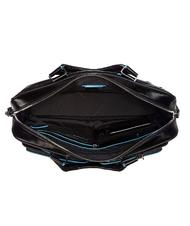 PIQUADRO BLUE SQUARE Sk&oacute;rzana teczka na laptopa 14" - Teczki robocze