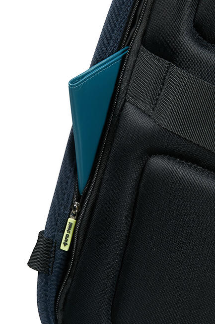 SECURIPAK  Plecak z systemem antykradzieżowym, uchwyt na komputer 15,6" Zaćmienie niebieskie - Plecaki na laptopa do pracy
