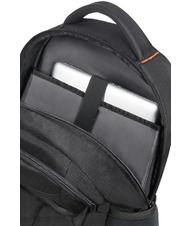 AMERICAN TOURISTER Zaino AT WORK, uchwyt na tablet i komputer 17,3" CZARNY/POMARAŃCZOWY - Plecaki na laptopa do pracy - 6