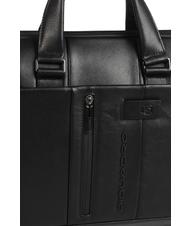 PIQUADRO Cartella URBAN, uchwyt na komputer 15,6", ze sk&oacute;ry Czarny - Teczki robocze - 7
