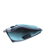 PIQUADRO BLUE SQUARE Portfel sk&oacute;rzany z RFID niebieski - Portfele męskie - 3
