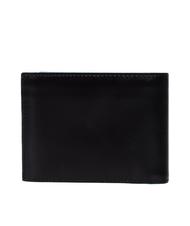 PIQUADRO BLUE SQUARE NIEBIESKI KWADRAT, sk&oacute;ra, z RFID Czarny - Portfele męskie - 4