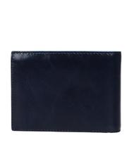 PIQUADRO BLUE SQUARE NIEBIESKI KWADRAT, sk&oacute;ra, z RFID niebieski - Portfele męskie - 4