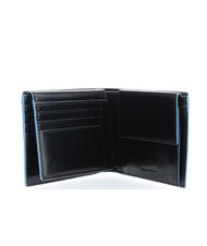 PIQUADRO BLUE SQUARE Portfel sk&oacute;rzany z klapką - Portfele męskie