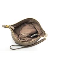 TIMBERLAND Pochette W sk&oacute;rze młotkowanej, małe NATURALNY - Torby damskie - 4