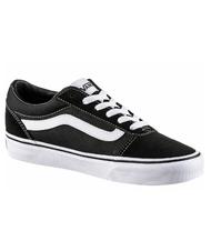 VANS Sneakers Basse WARD, ze zamszu i pł&oacute;tna CZARNO-BIAŁY - Buty damskie - 3
