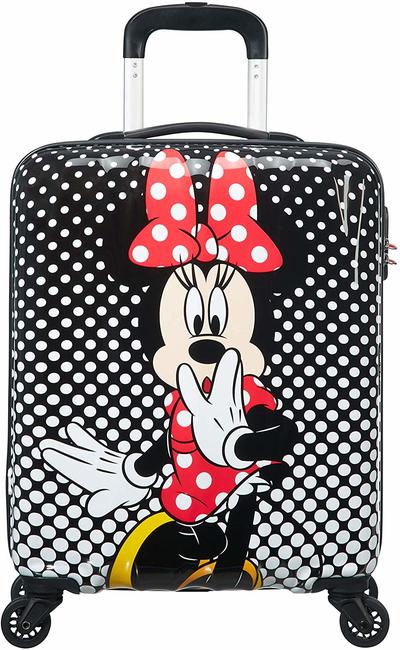 Trolley DISNEY LEGENDS, bagaż podręczny MYSZKA MINNIE POLKA KROPKI - Bagaż podręczny