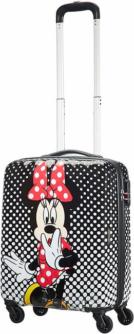 Trolley DISNEY LEGENDS, bagaż podręczny MYSZKA MINNIE POLKA KROPKI - Bagaż podręczny