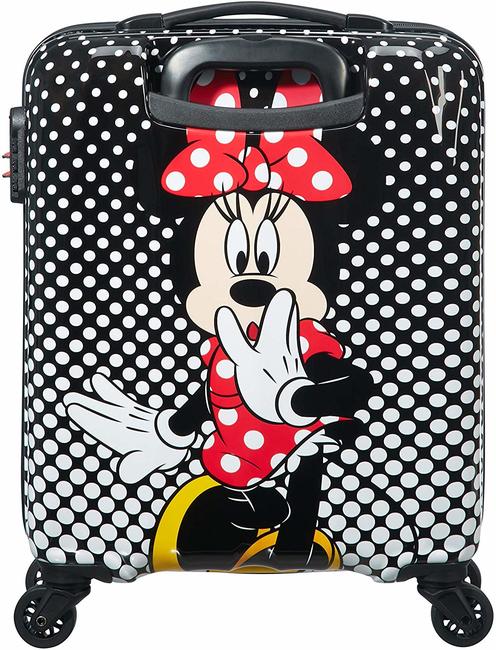 Trolley DISNEY LEGENDS, bagaż podręczny MYSZKA MINNIE POLKA KROPKI - Bagaż podręczny
