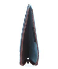 PIQUADRO BLUE SQUARE Portfel sk&oacute;rzany z RFID MAHOŃ - Portfele męskie - 3