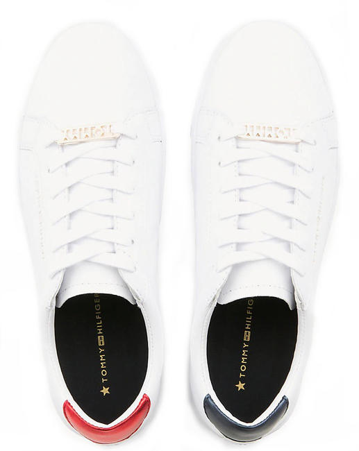  ESSENTIAL CUPSOLE Sk&oacute;rzane trampki RWB - Buty damskie