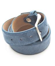 TIMBERLAND Cintura CASUAL, ze sk&oacute;ry zamszowej, można skr&oacute;cić nurkowanie w błękicie - Paski - 3