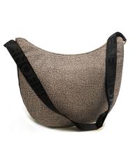 BORBONESE LUNA BAG MEDIUM Torba na ramię OP/NATURALNY/CZARNY - Torby damskie - 2