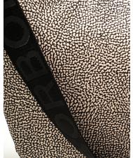 BORBONESE LUNA BAG MEDIUM Torba na ramię OP/NATURALNY/CZARNY - Torby damskie - 3