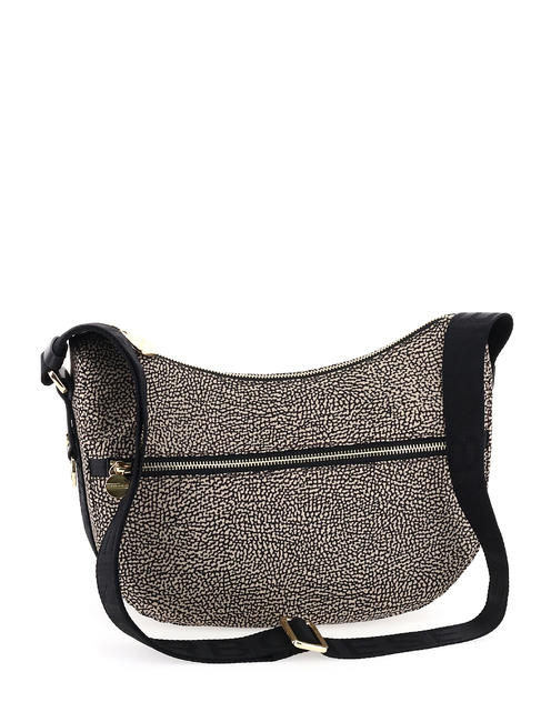 LUNA BAG SMALL ECO LINE Torba na ramię OP/NATURALNY/CZARNY - Torby damskie