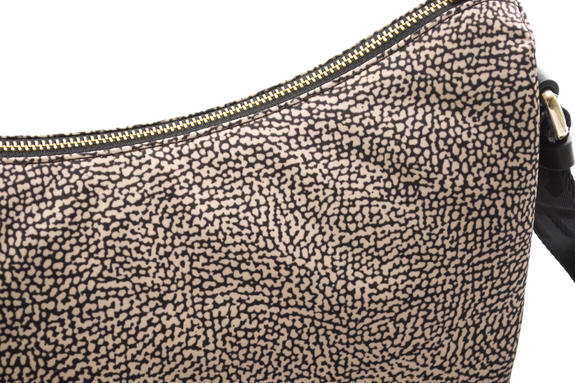 LUNA BAG SMALL ECO LINE Torba na ramię OP/NATURALNY/CZARNY - Torby damskie