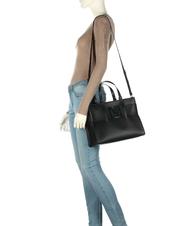 ARMANI EXCHANGE A|X BUCKLE Torebka z paskiem na ramię Czarny - Torby damskie - 6