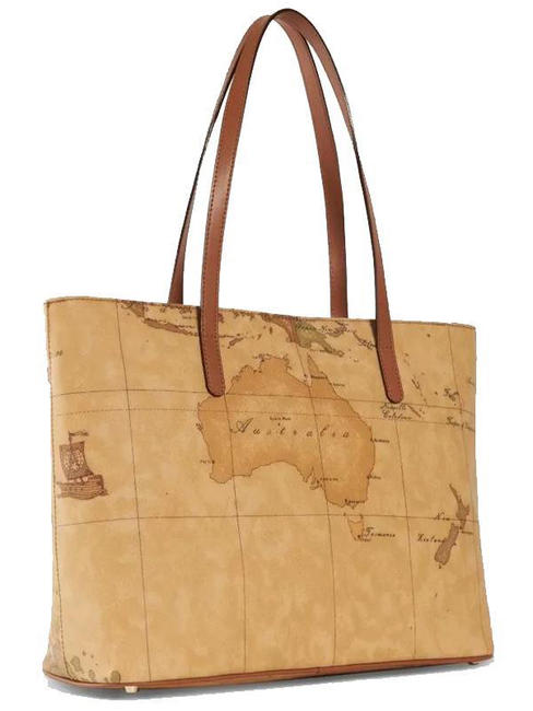 GEO CLASSIC  Torba na zakupy na ramię NATURALNY - Torby damskie