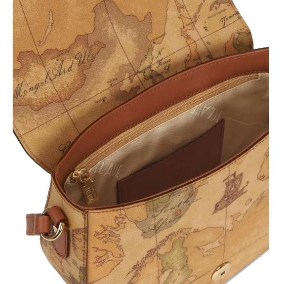  GEO CLASSIC Mini torba na ramię NATURALNY - Torby damskie