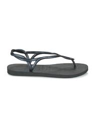 HAVAIANAS LUNA klasyczne klapki CZARNY - Buty damskie - 3
