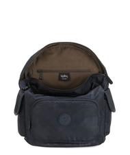 KIPLING CITY PACK S Plecak  Satynowy kamuflaż niebieski - Plecaki szkolne i rekreacyjne - 4
