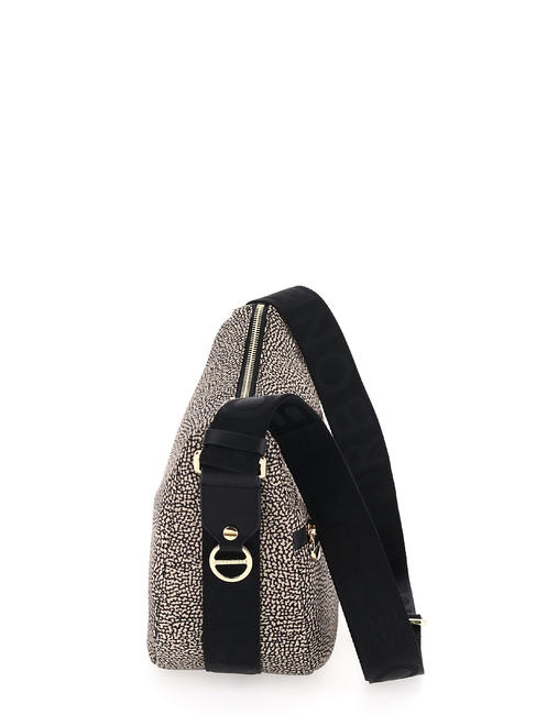 LUNA BAG SMALL ECO LINE Torba na ramię OP/NATURALNY/CZARNY - Torby damskie
