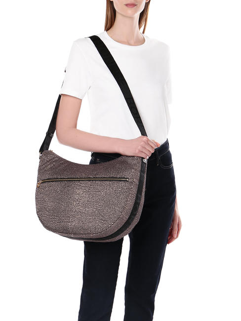 LUNA BAG MEDIUM Torba na ramię OP/NATURALNY/CZARNY - Torby damskie