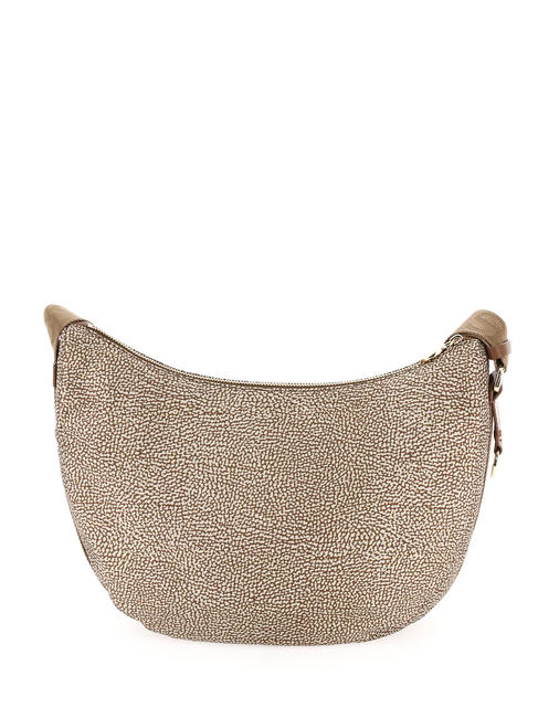 LUNA BAG MIDDLE ECO LINE Torba na ramię beżowo-brązowy - Torby damskie