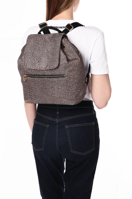 MEDIUM ECO LINE Plecak OP/NATURALNY/CZARNY - Torby damskie