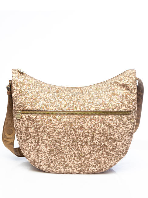 LUNA BAG MEDIUM Torba na ramię beżowo-brązowy - Torby damskie