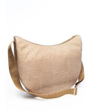 BORBONESE LUNA BAG MEDIUM Torba na ramię beżowo-brązowy - Torby damskie - 3