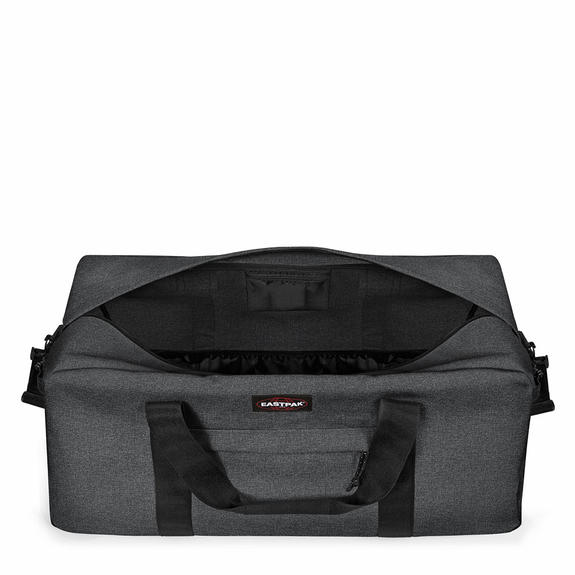 TERMINAL + Torba podr&oacute;żna z paskiem na ramię CzarnyDenim - Mn&oacute;stwo