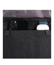 PIQUADRO brief 2 torba na jedno ramię z materiału z recyklingu Czarny - Torby na ramię męskie - 4