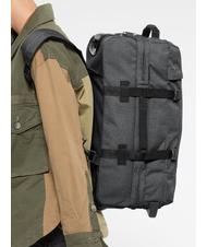 EASTPAK STRAPVERZ S plecak/bagaż podręczny na k&oacute;łkach CzarnyDenim - Bagaż podręczny - 5