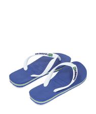 HAVAIANAS BRASIL LOGO Klapki  morski niebieski - Buty uniseks - 4
