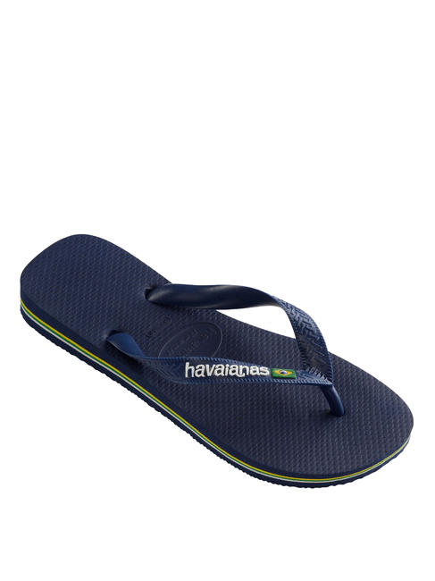 BRASIL LOGO Klapki  granatowy - Buty uniseks