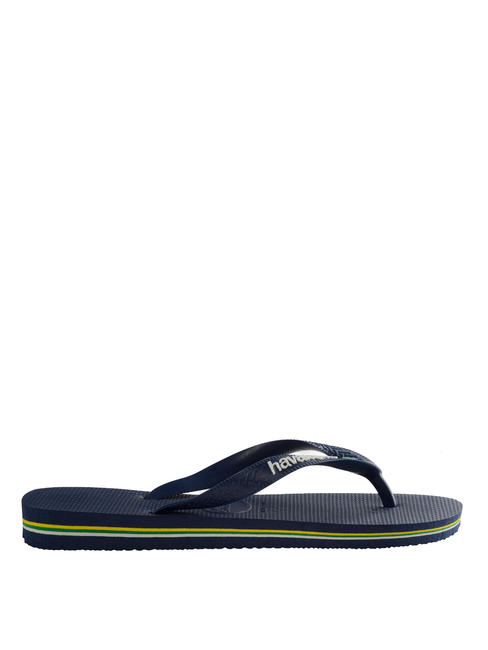 BRASIL LOGO Klapki  granatowy - Buty uniseks