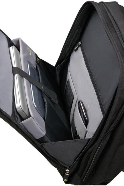 SECURIPACK Plecak na laptopa 15,6" STAL CZARNA - Plecaki na laptopa do pracy