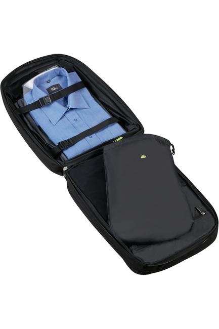 SECURIPACK Plecak na laptopa 15,6" STAL CZARNA - Plecaki na laptopa do pracy