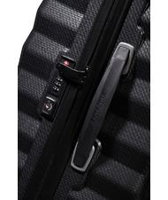 SAMSONITE LITE-SHOCK Średniej wielkości, ultralekki w&oacute;zek CZARNY - W&oacute;zki twarde - 7