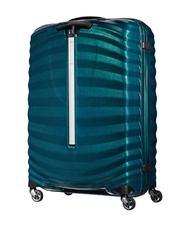 SAMSONITE LITE-SHOCK Duży, ultralekki w&oacute;zek niebieski benzynowy - W&oacute;zki twarde - 3