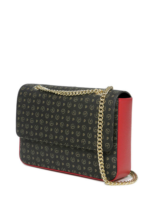 HERITAGE CLASSIC Torba na ramię, torba crossbody czarny lakier - Torby damskie