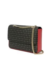 POLLINI HERITAGE CLASSIC Torba na ramię, torba crossbody czarny lakier - Torby damskie - 2
