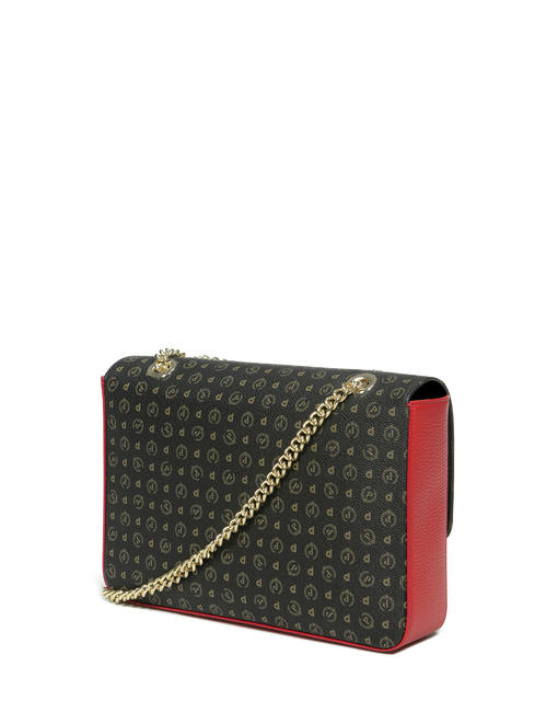 HERITAGE CLASSIC Torba na ramię, torba crossbody czarny lakier - Torby damskie