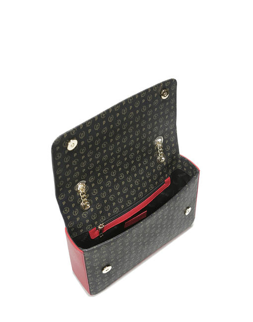 HERITAGE CLASSIC Torba na ramię, torba crossbody czarny lakier - Torby damskie