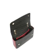 POLLINI HERITAGE CLASSIC Torba na ramię, torba crossbody czarny lakier - Torby damskie - 4